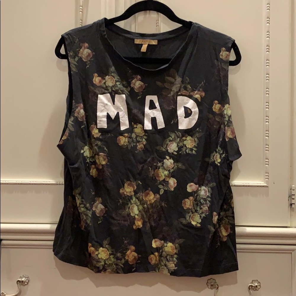 Zara Graphic Muscle Tee